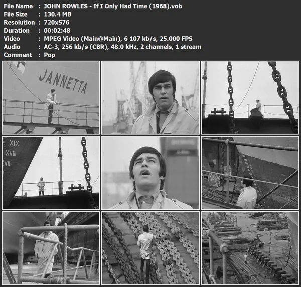 JOHN ROWLES - If I Only Had Time