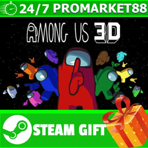 ⭐️ВСЕ СТРАНЫ+РОССИЯ⭐️ Among Us 3D STEAM GIFT