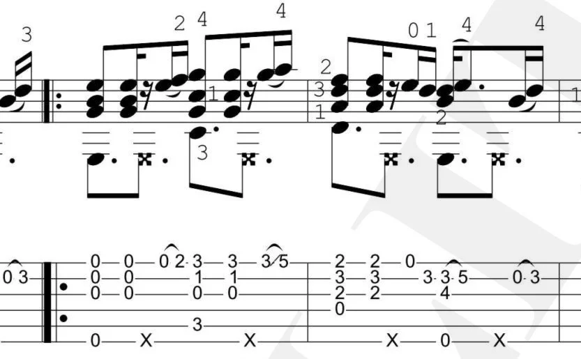 Пираты Карибского моря. Ноты и табы для гитары