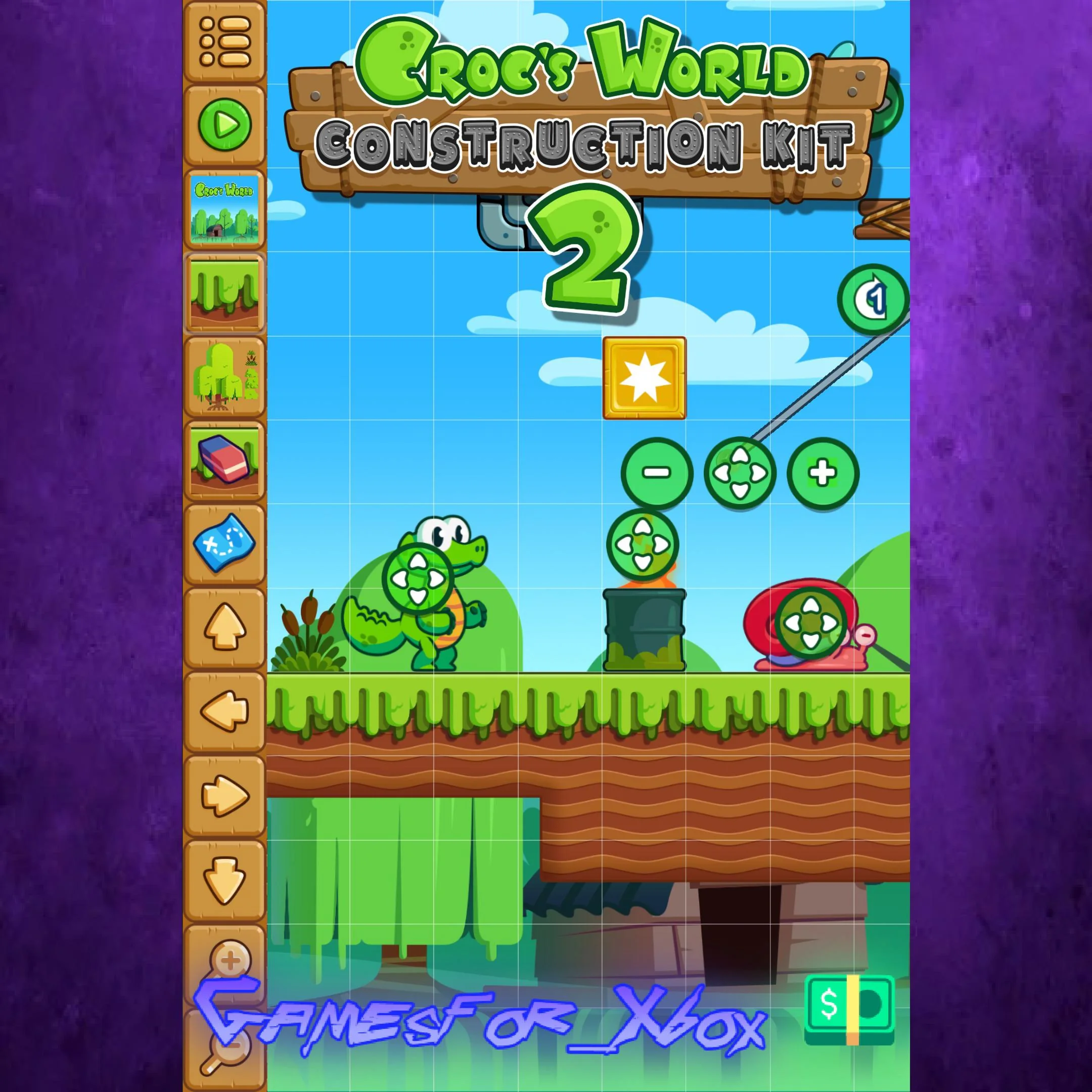 ️Croc's World Construction Kit 2 XBOX