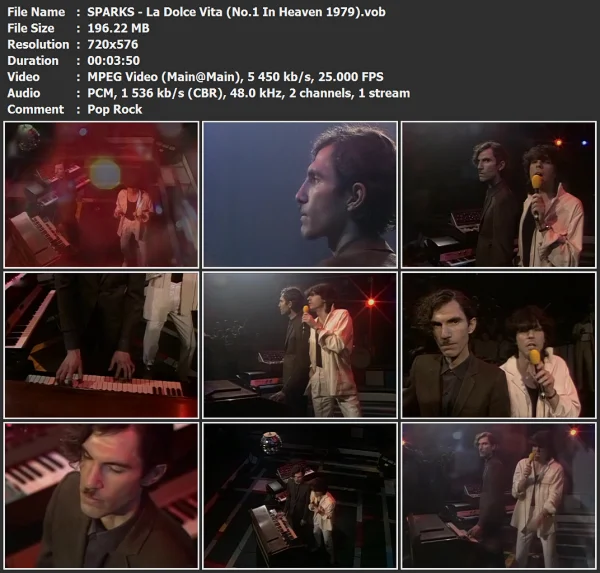 SPARKS - La Dolce Vita