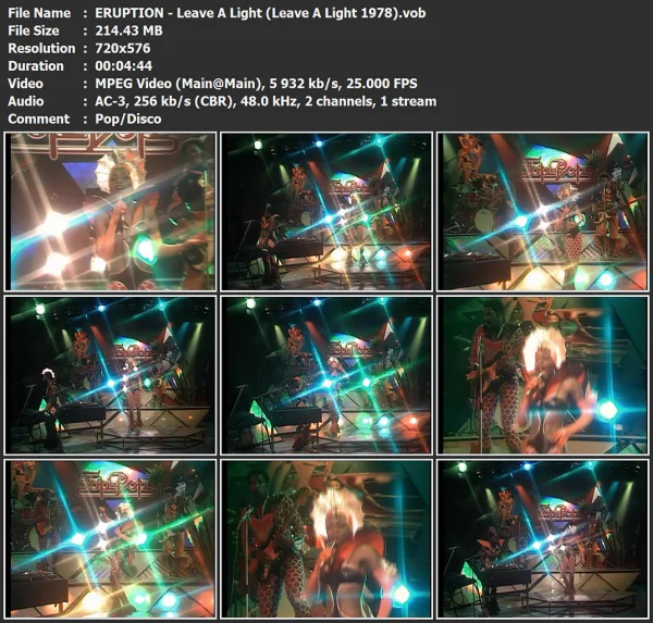 ERUPTION - Leave A Light