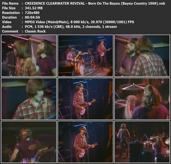 CREEDENCE CLEARWATER REVIVAL - Born On The Bayou