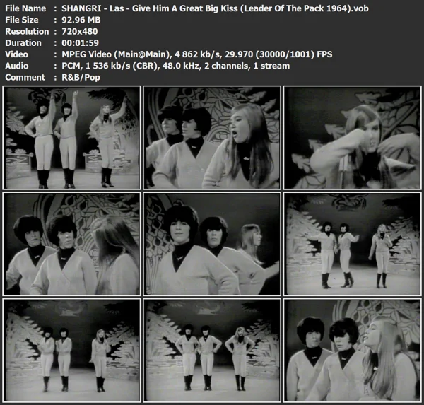 SHANGRI-LAS - Give Him A Great Big Kiss