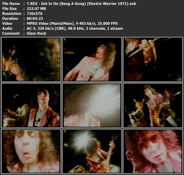 T.REX - Get In On (Bang A Gong)