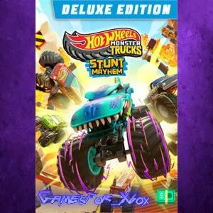 ️Hot Wheels Monster Trucks Stunt Mayhem Deluxe Ed XBOX