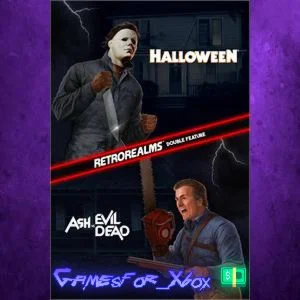 ️RetroRealms Double Feature Halloween and Ash vs  XBOX