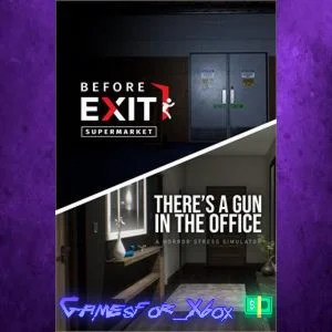 ️Before Exit Supermarket + There's a Gun in the O XBOX