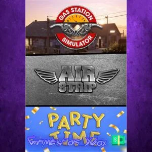 ️Gas Station Simulator, Airstrip DLC and Party Ti XBOX