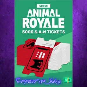 ️Super Animal Royale - 5000 SAW Tickets XBOX DLC