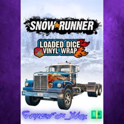 ☀ ️SnowRunner - Loaded Dice Vinyl Wrap XBOX DLC
