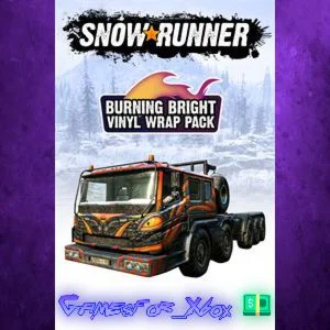 ️SnowRunner - Burning Bright Vinyl Wrap Pack XBOX DLC
