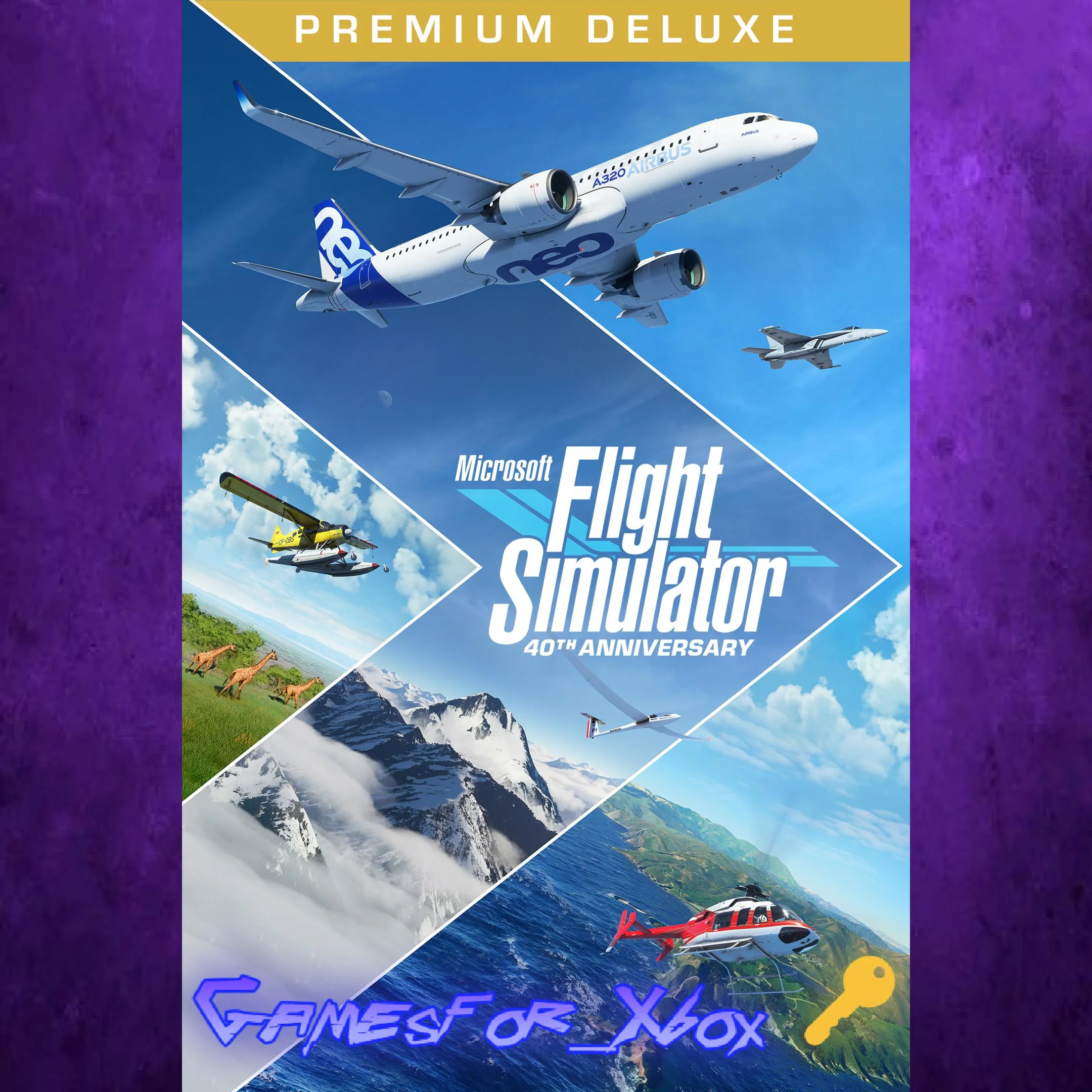 Microsoft Flight Simulator Premium Deluxe 40t XBOX Ключ