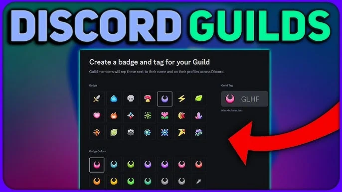 Discord servers guild with tag