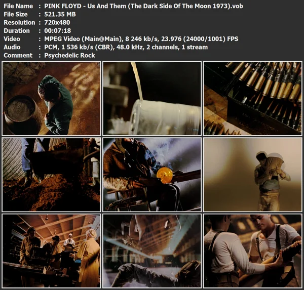 PINK FLOYD - Us And Them