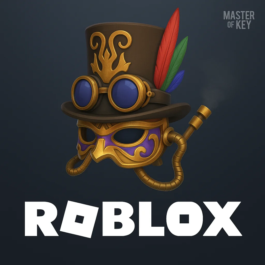 Roblox: Mardi Gras Steampunk Mask Drop #4⭐️