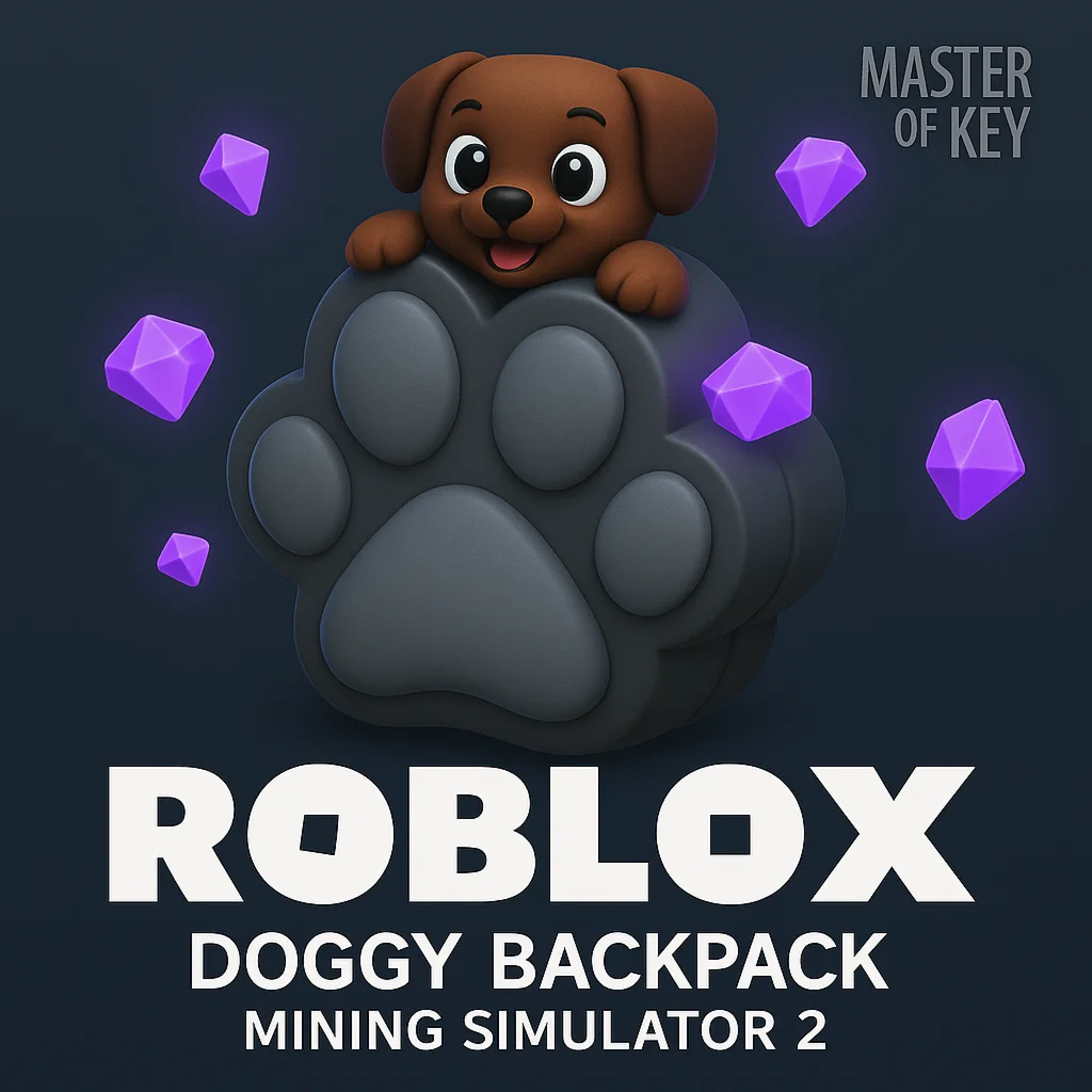 Roblox: Doggy Backpack - Mining Simulator 2 Drop #7⭐️