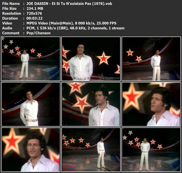 JOE DASSIN - Et Si Tu N'existais Pas