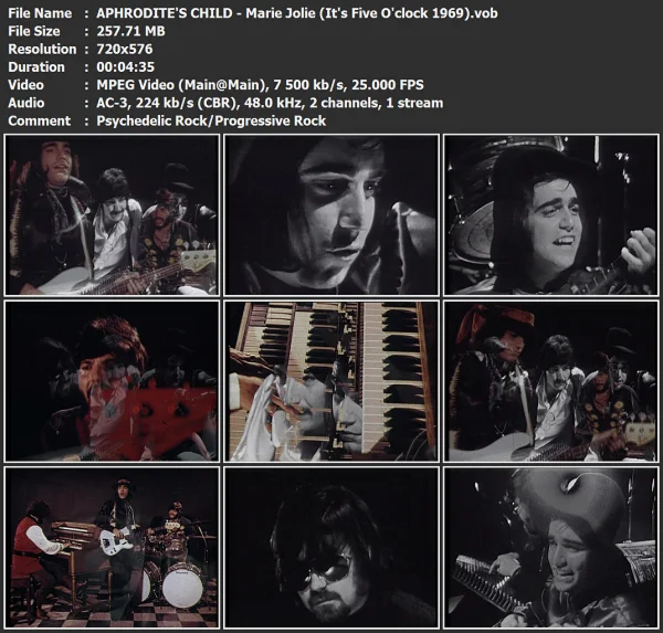 APHRODITE'S CHILD - Marie Jolie