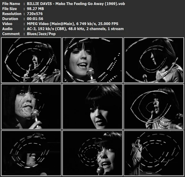 BILLIE DAVIS - Make The Feeling Go Away