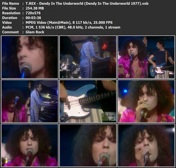 T.REX - Dendy In The Underworld