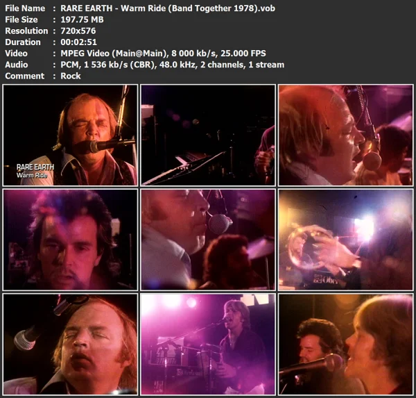 RARE EARTH - Warm Ride