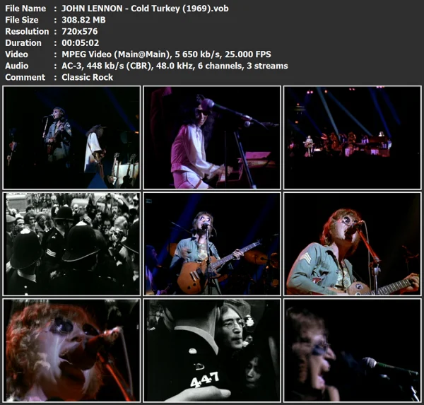 JOHN LENNON - Cold Turkey