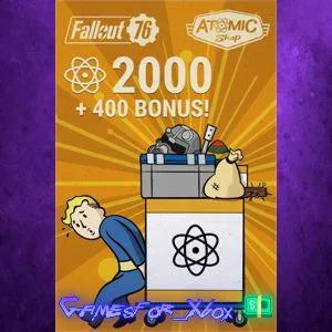 ️Fallout 76 2000 +400 Bonus Atoms XBOX DLC