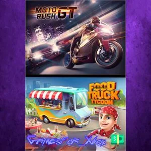 ️Moto Rush GT + Food Truck Tycoon XBOX