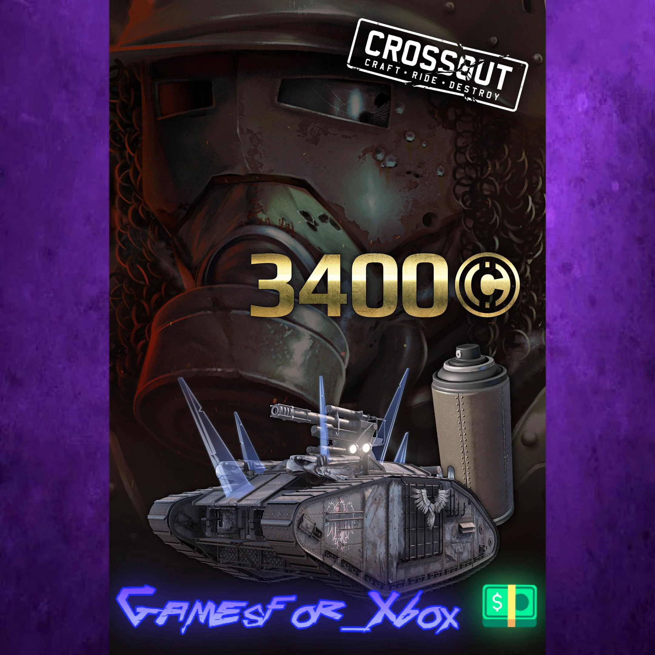 ️Crossout – Steel shield bundle XBOX