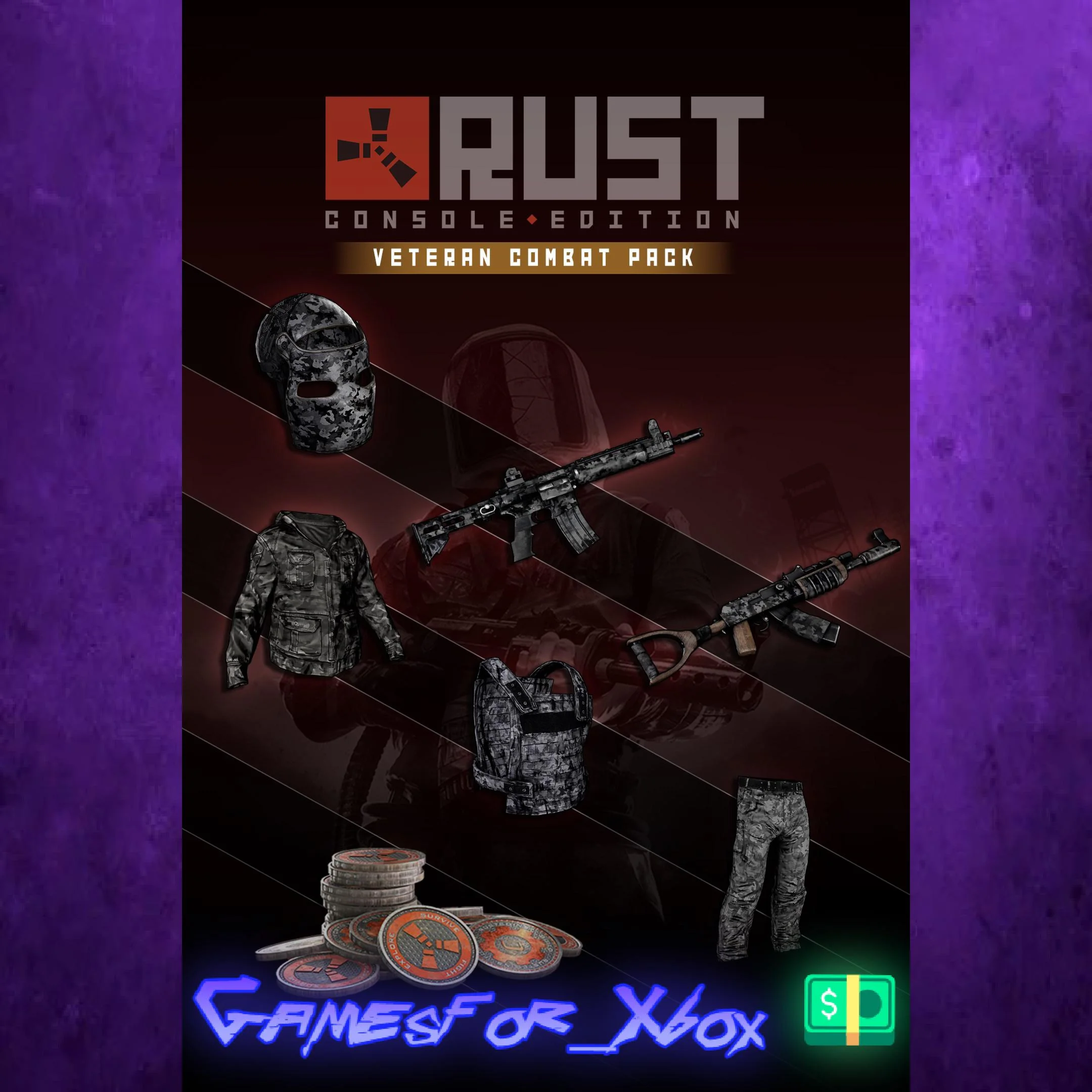 ️Rust Console Edition Dark Camo Bundle XBOX