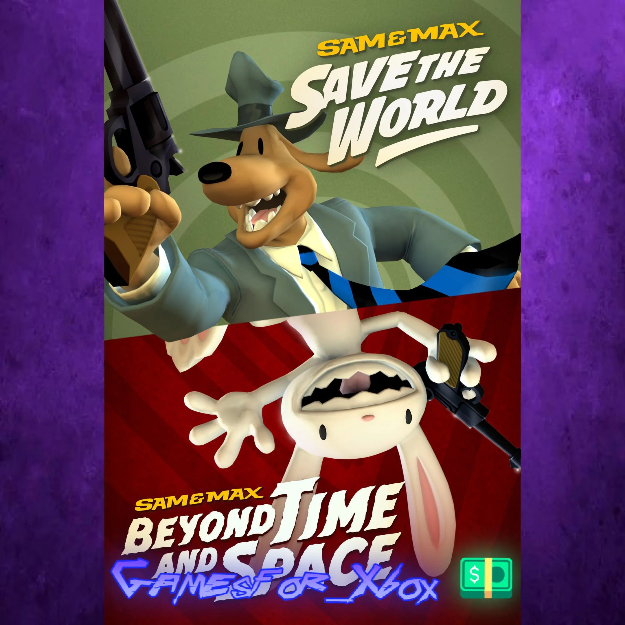️Sam & Max Save the World + Beyond Time and Space XBOX