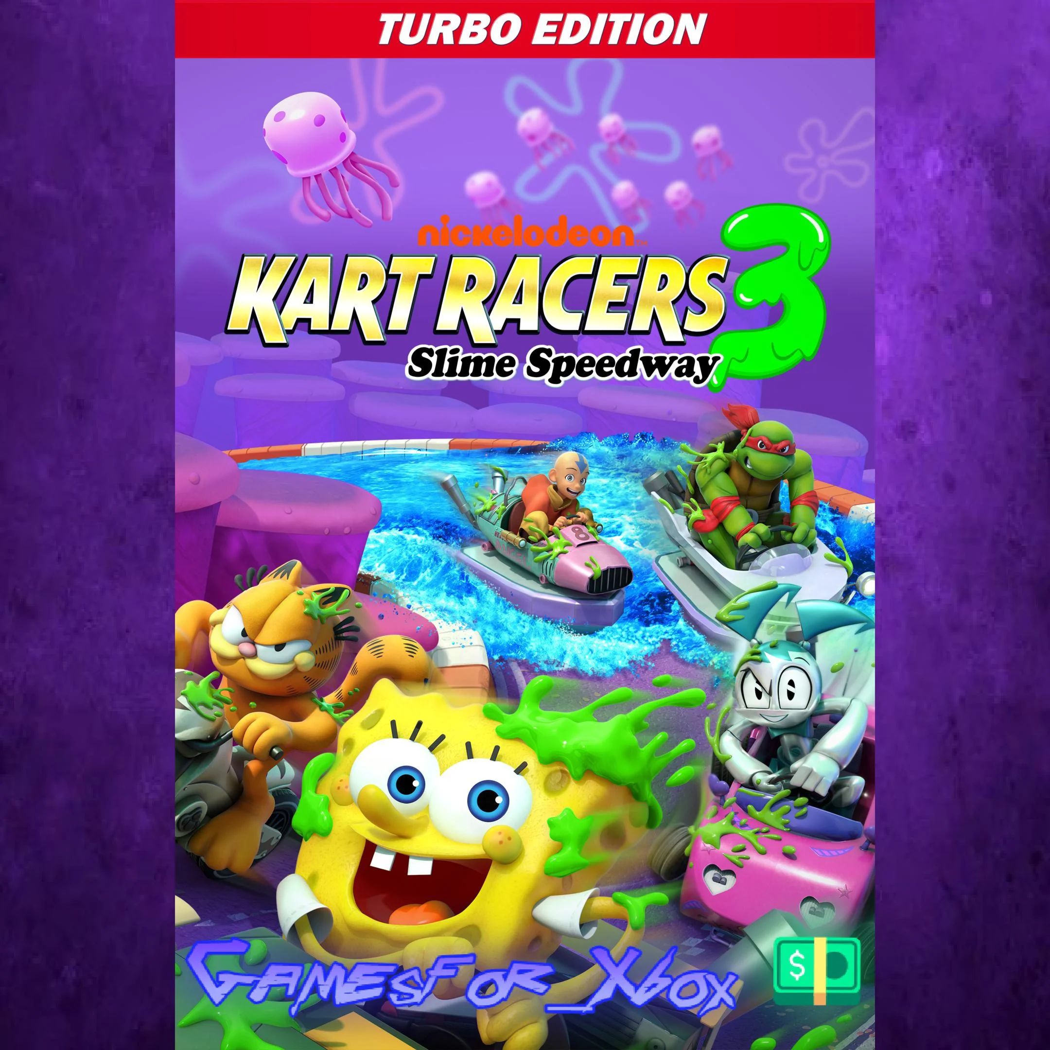 ️Nickelodeon Kart Racers 3 Slime Speedway Turbo E XBOX