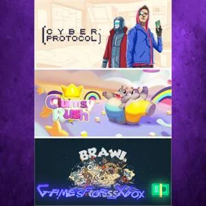 ️Cyber Protocol + Clumsy Rush + Brawl Chess XBOX