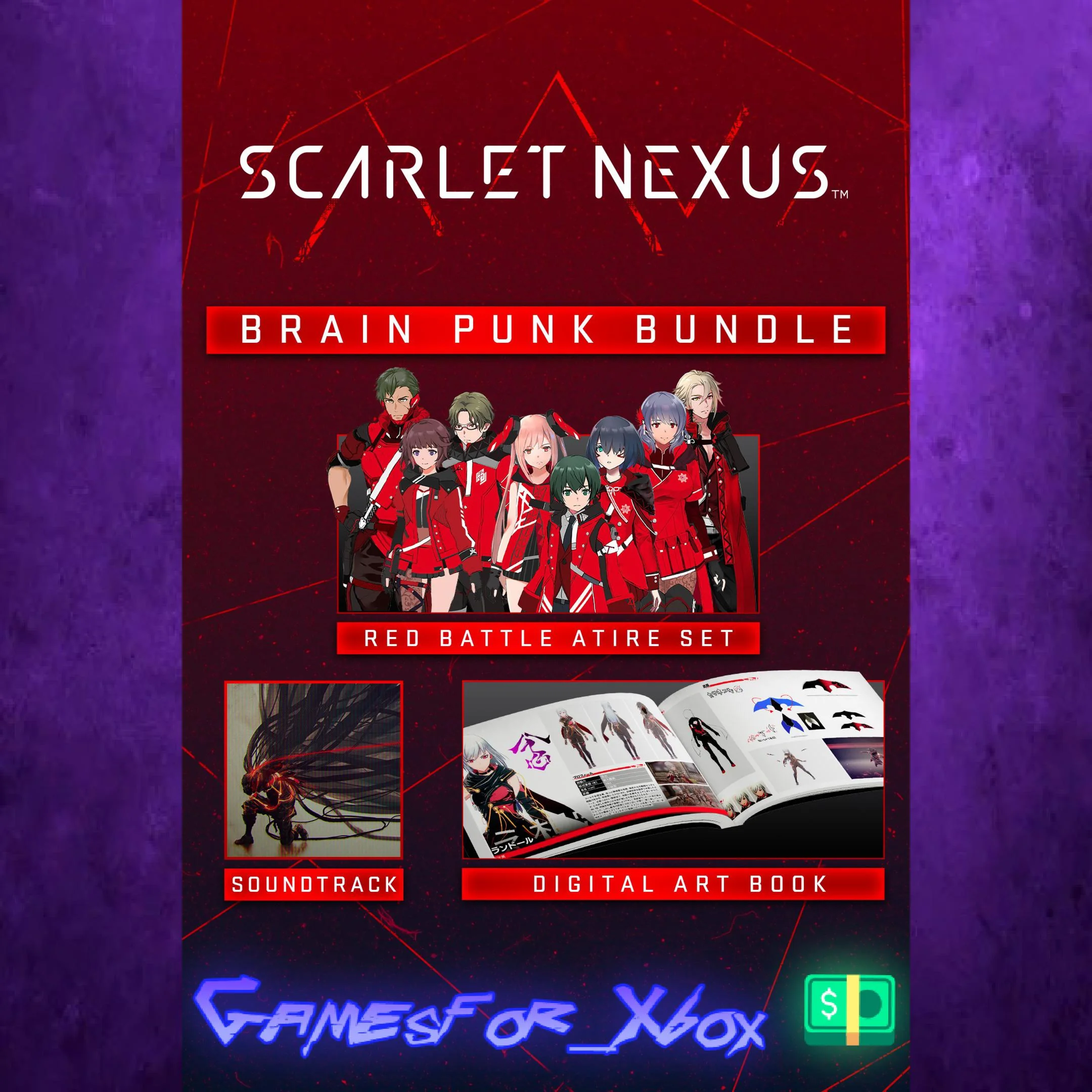 ️SCARLET NEXUS Brain Punk Bundle XBOX