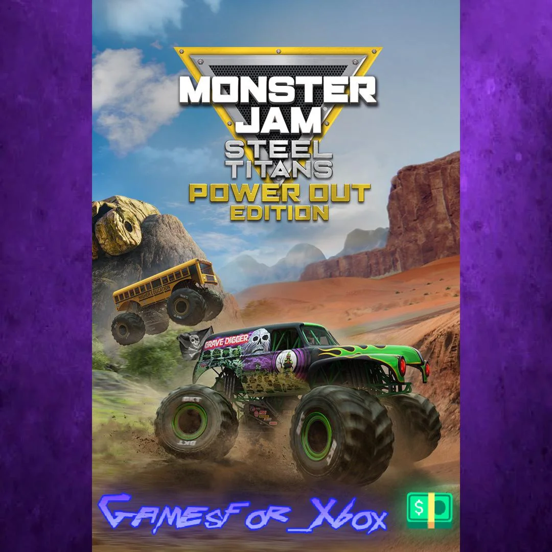 ️Monster Jam Steel Titans Power Out Bundle XBOX