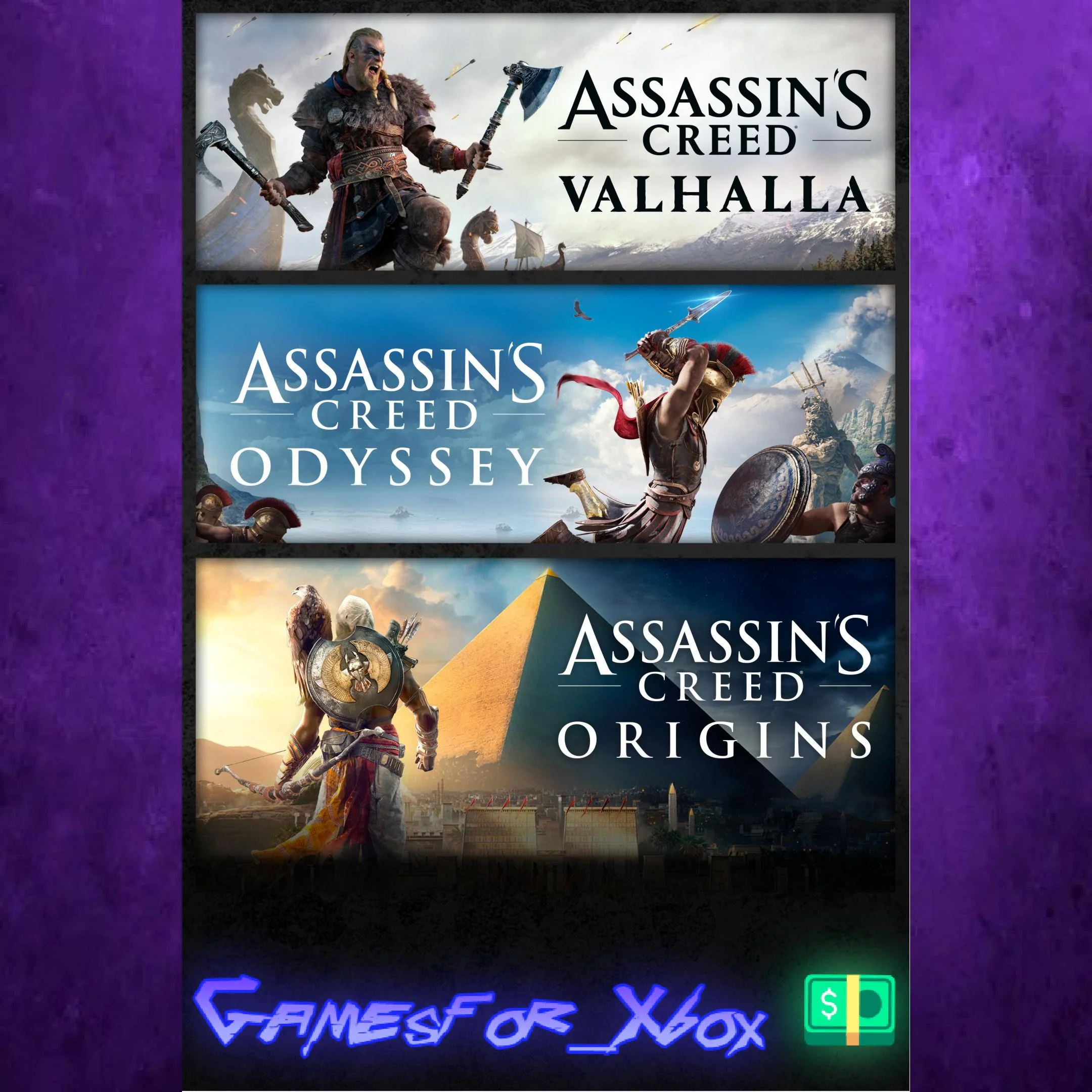 ️Assassin's Creed Bundle Assassin's Creed® Valhal XBOX