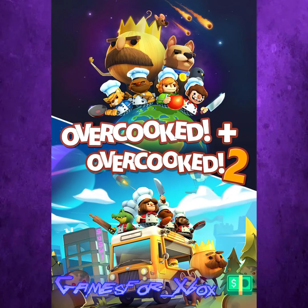 ️Overcooked! + Overcooked! 2 XBOX
