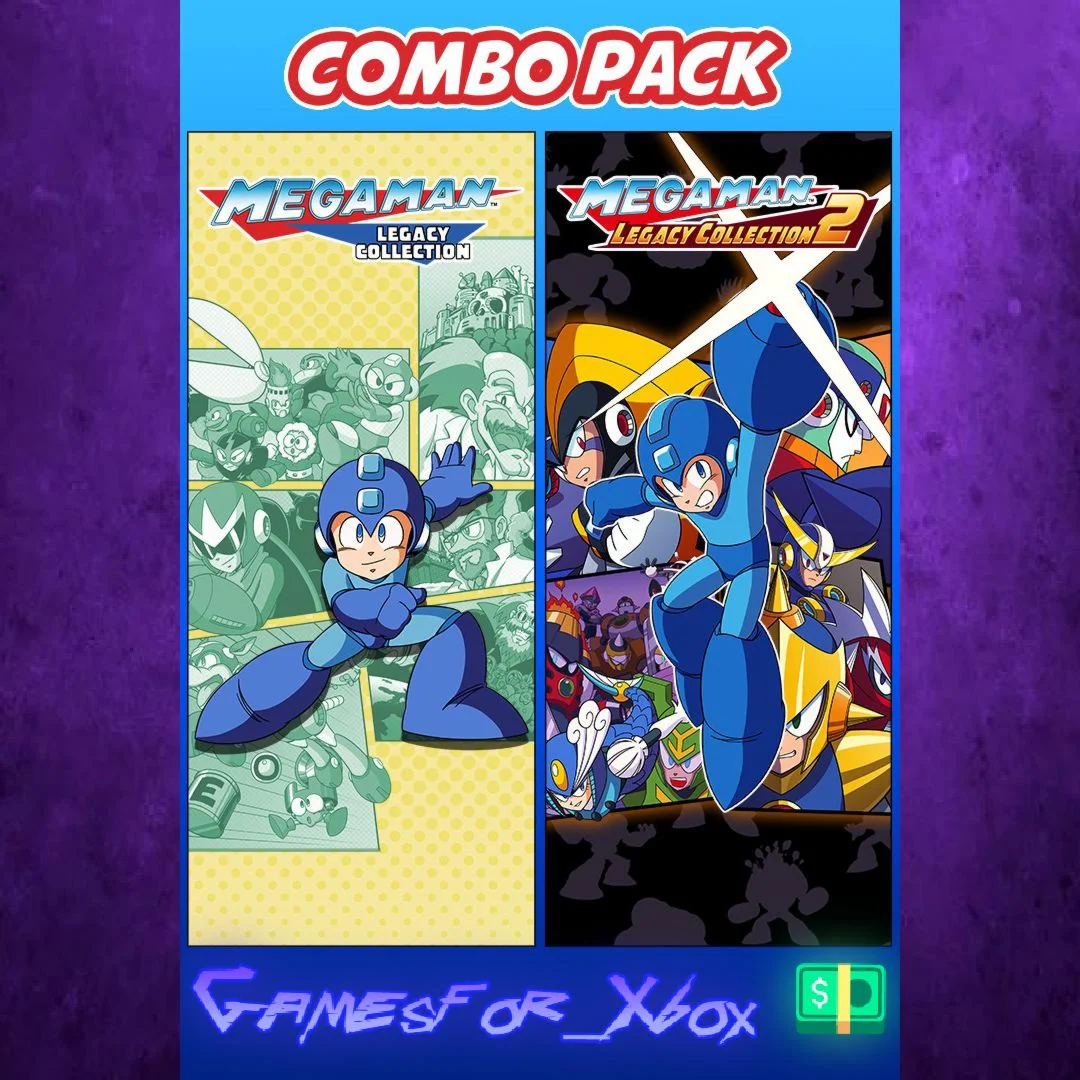 ️Mega Man Legacy Collection 1 & 2 Combo Pack XBOX