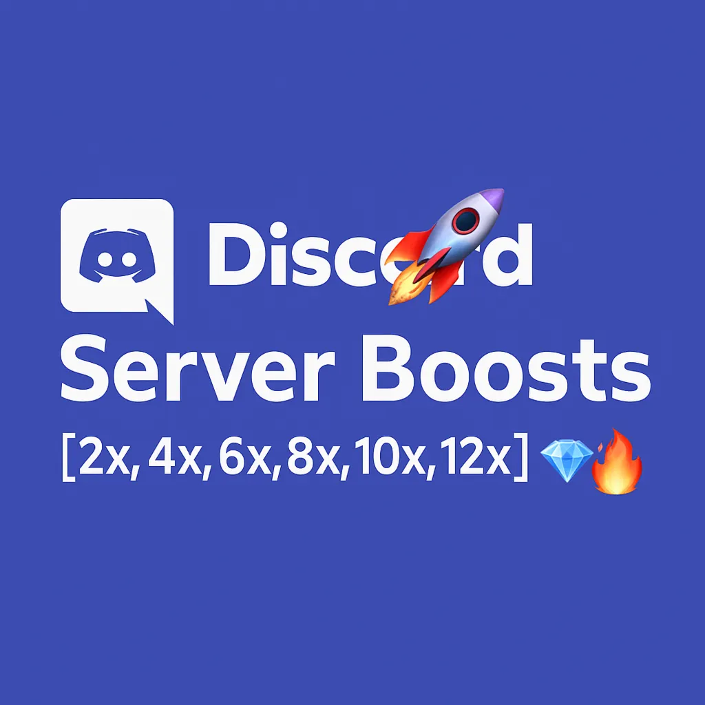  Discord | Server Boosts[4x, 6x, 8x, 10x, 12x, 14x]