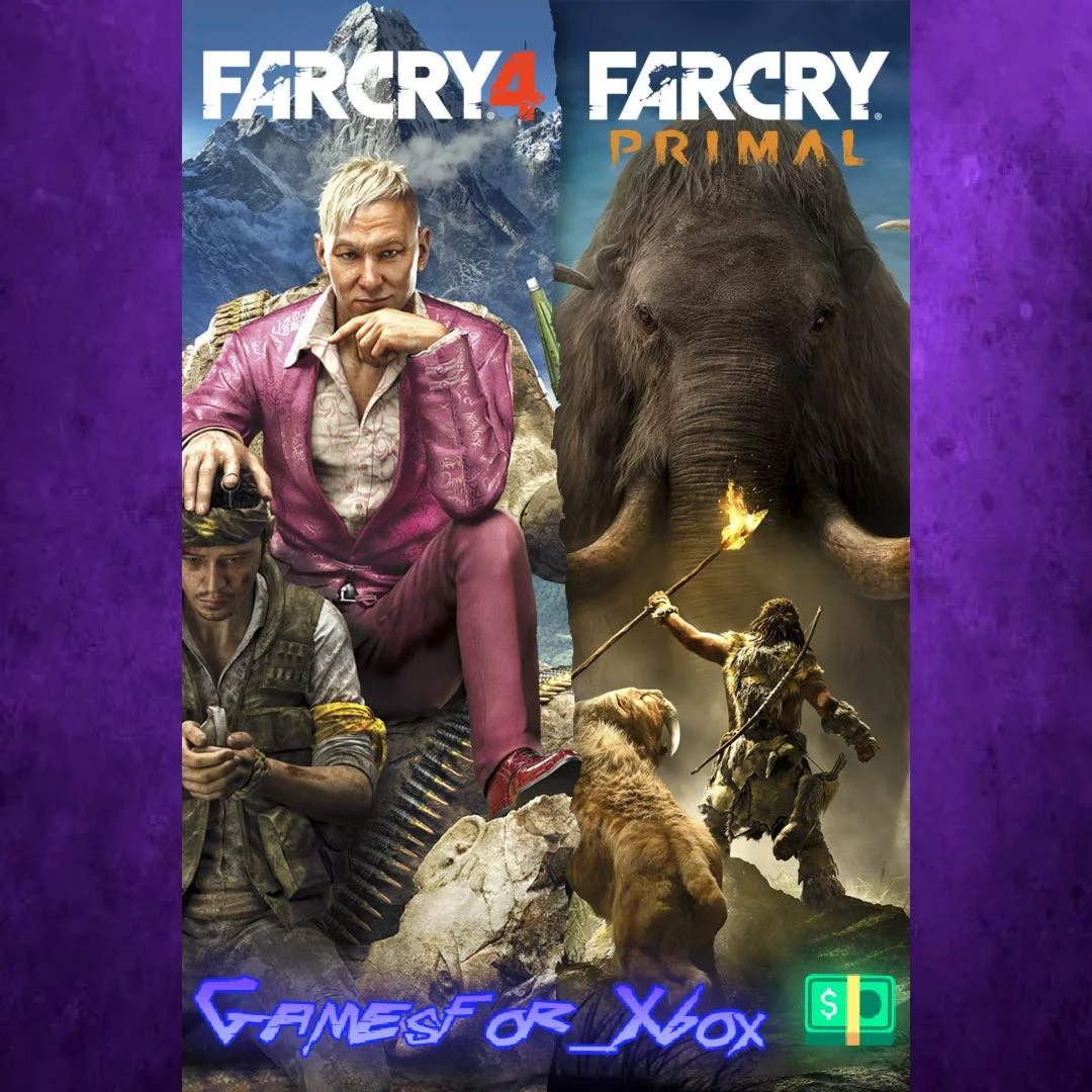 ️FAR CRY 4 + FAR CRY PRIMAL BUNDLE XBOX