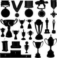 Sports in icons (icons), vector