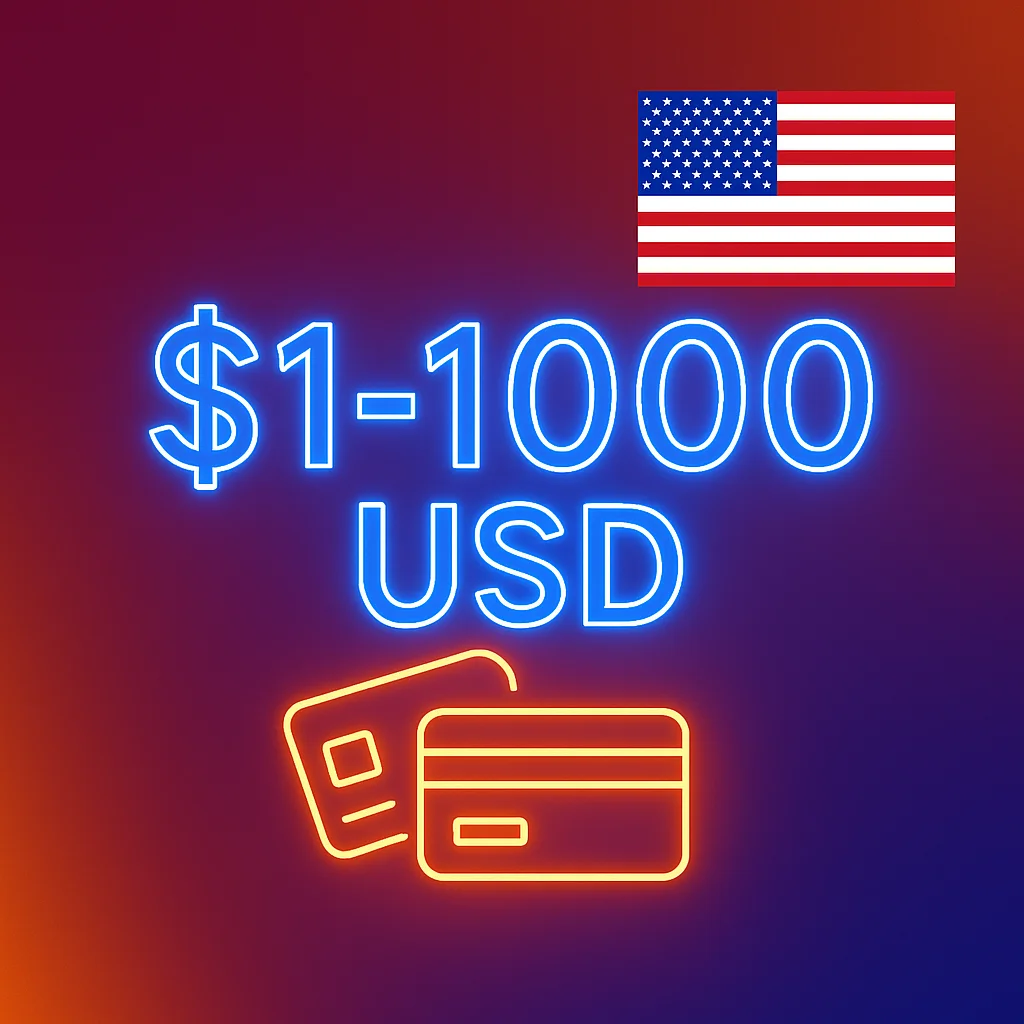 PATREON ✅Карта США на сумму 5-1000 долларов