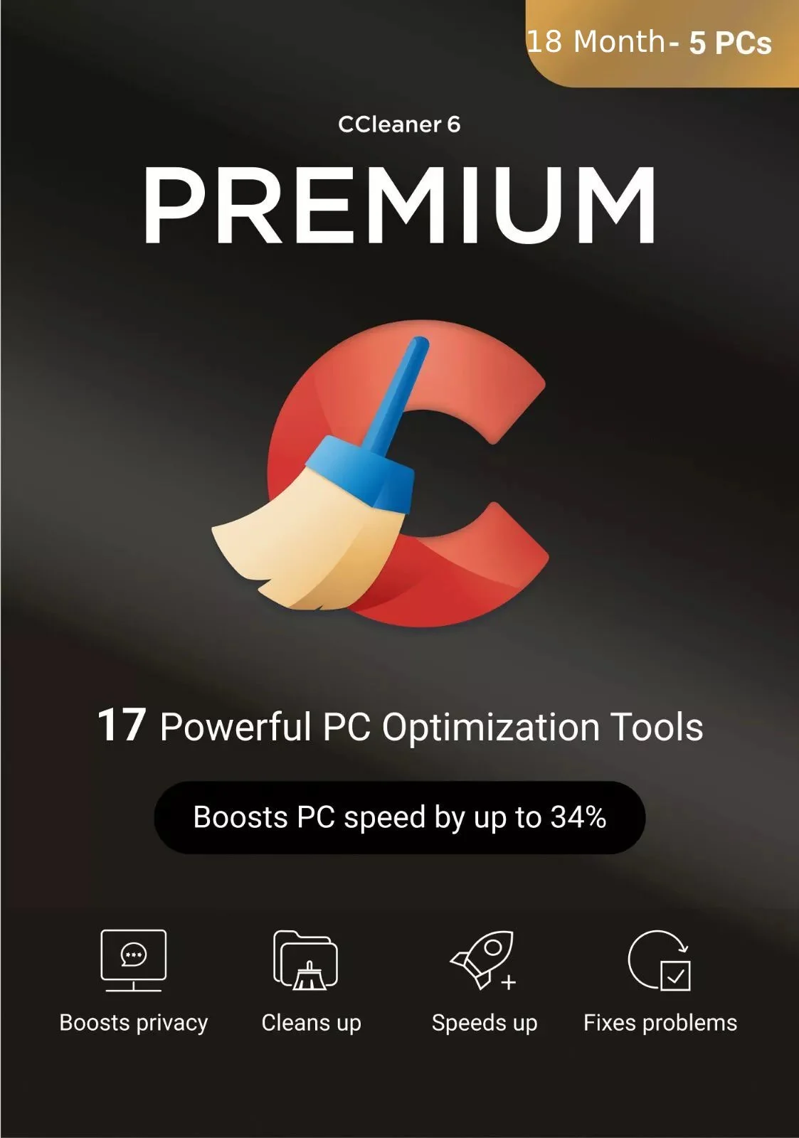 CCleaner Premium Bundle 1 Year - 5 Devices Global Key
