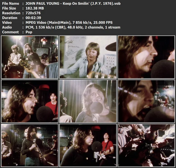 JOHN PAUL YOUNG - Keep On Smilin'