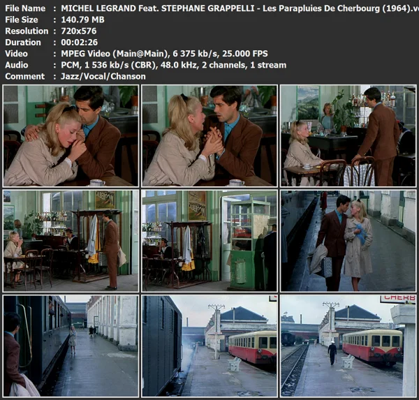 MICHEL LEGRAND Feat. STEPHANE GRAPPELLI - Les Parapluie