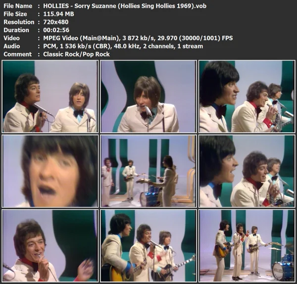 HOLLIES - Sorry Suzanne