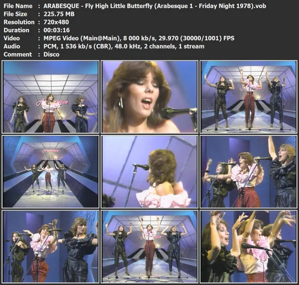 ARABESQUE - Fly High Little Butterfly