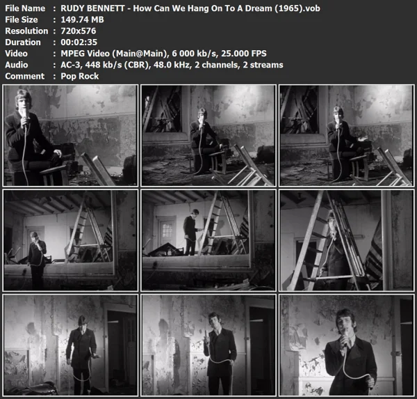 RUDY BENNETT - How Can We Hang On To A Dream