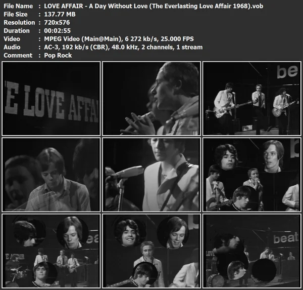 LOVE AFFAIR - A Day Without Love